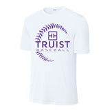 Truist Baseball Laces Logo- Short Sleeve Dri fit