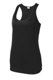 Women's Racerback Tank-Black