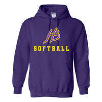 Gildan Purple Hooded Sweatshirt