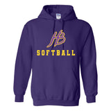 Gildan Purple Hooded Sweatshirt